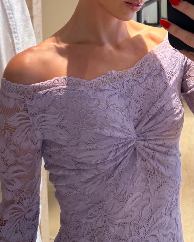 Rabanne Off The Shoulder Midi Dress - Image 4