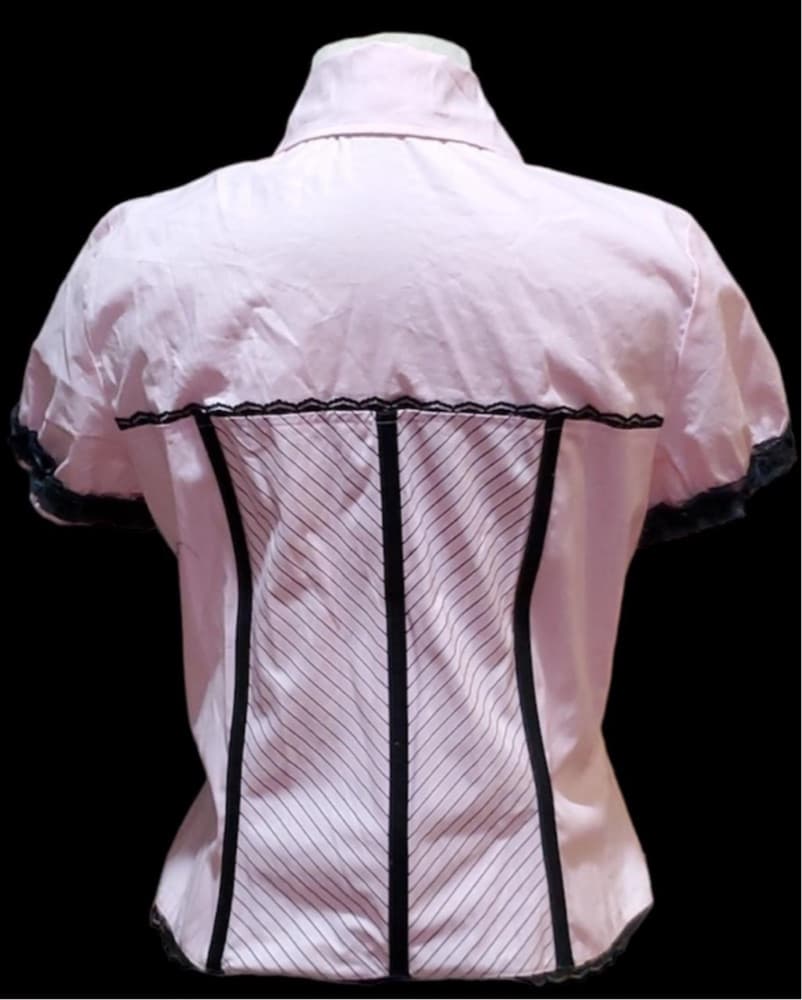 Lip Service Pink & Black Pinstripe Set - Image 5