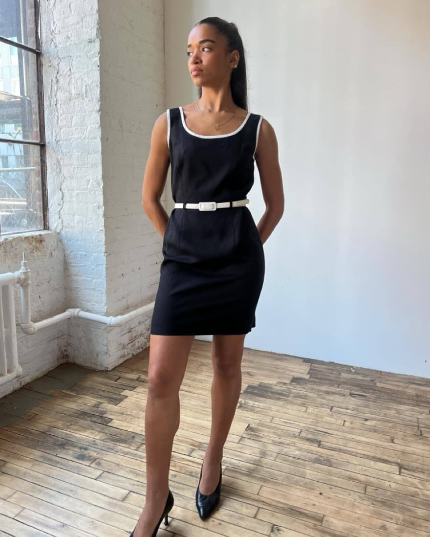 Vintage Yves Cossette Depeche Mode Dress - Image 1