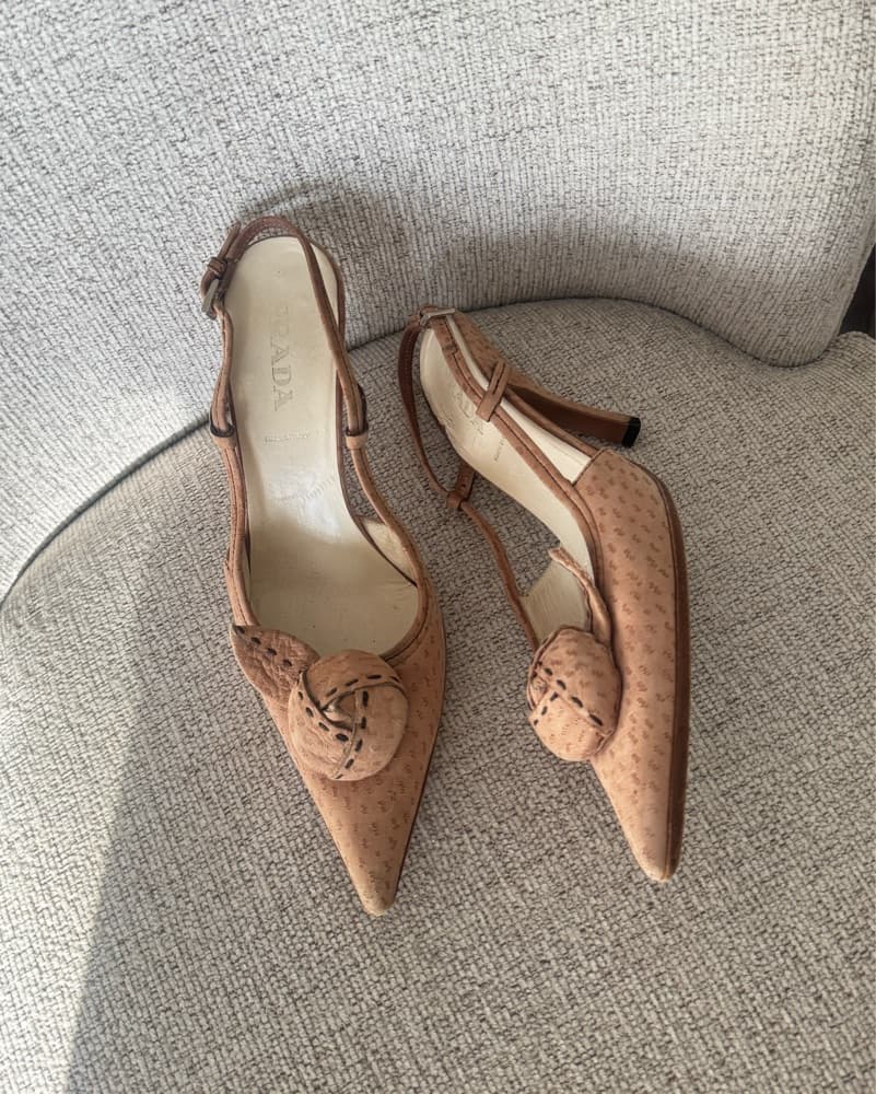 Vintage Prada Slingbacks - Image 1