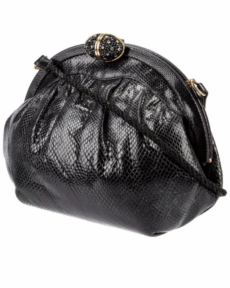 Finesse La Chic Black Leather Crossbody Bag - Image 3