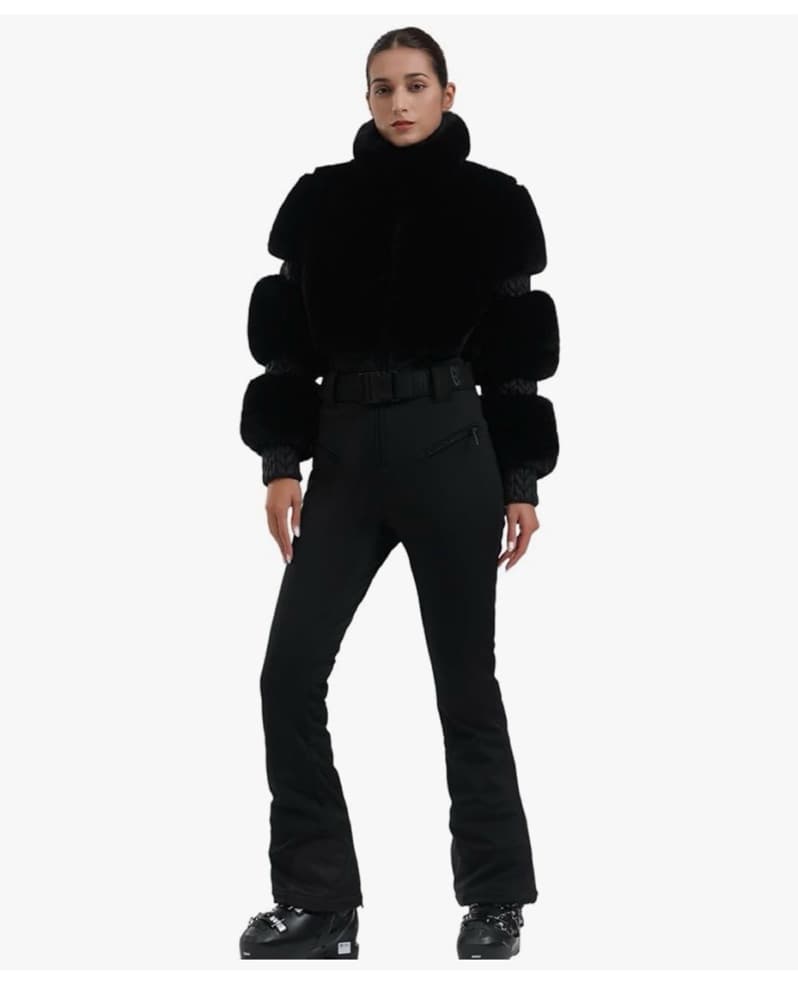 Faux Fur Winter Ski Suit - Image 1