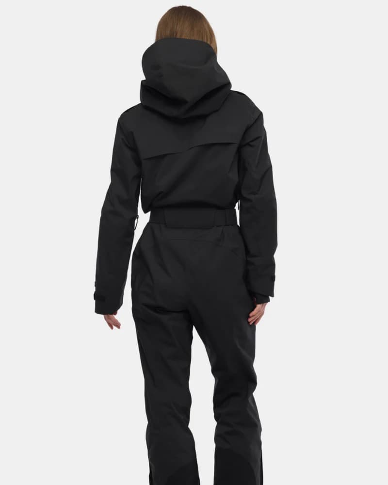 Womens Ski Suit - Black - Halfdays - Image 2