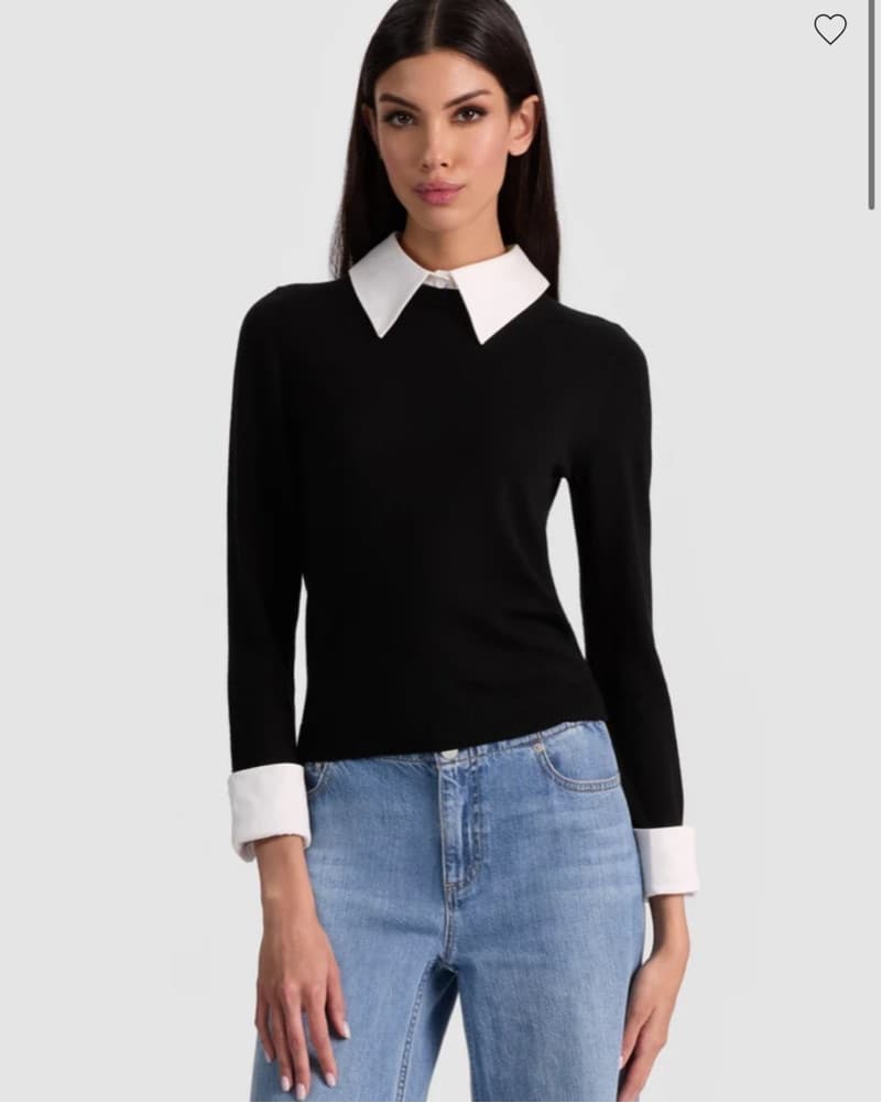 Alice And Olivia Collard Sweater - Image 1