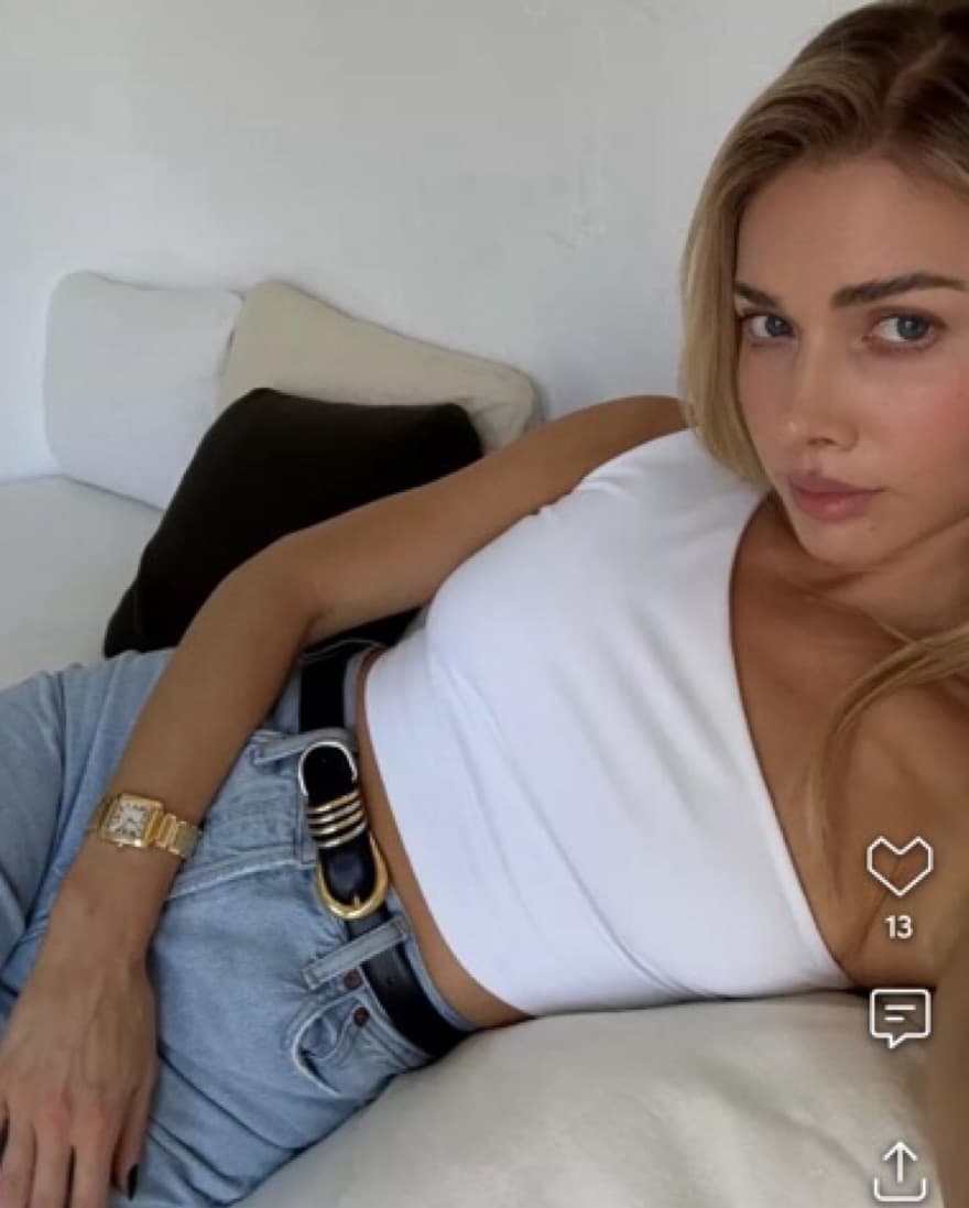 Susanna monaco One Shoulder Crop Top - Image 1