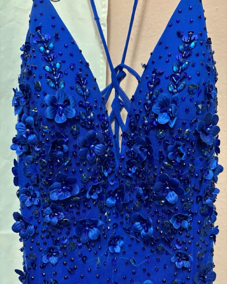 Blue Prom Dress - Image 3