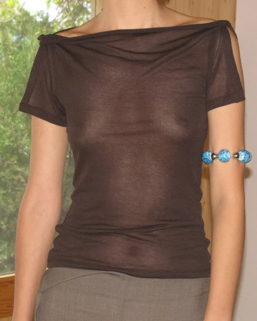 Brown Paloma Wool Top - Image 1