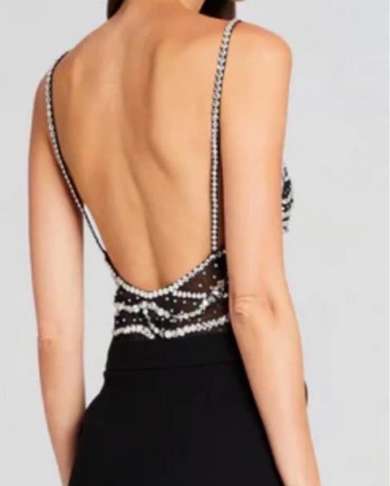 Retrofete Black Crystal Bodysuit S - Image 3