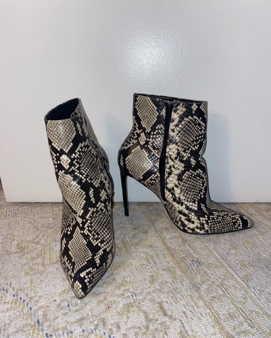 Snakeskin Ankle Boot - Image 3