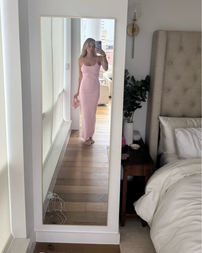 Long Pink Dress - Image 2
