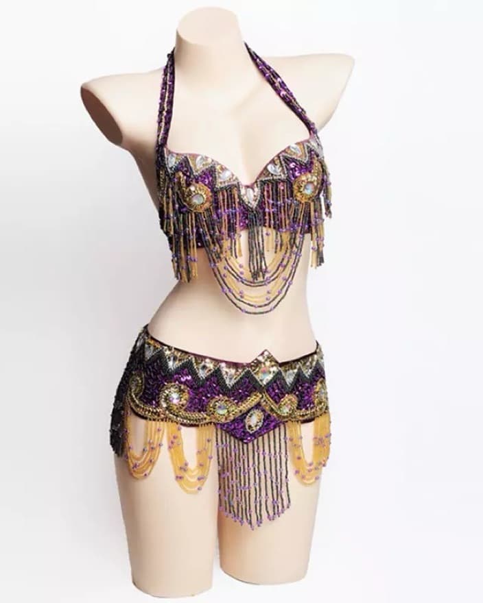 Belly Dancer Halloween Costume Set 3 pcs - Image 1