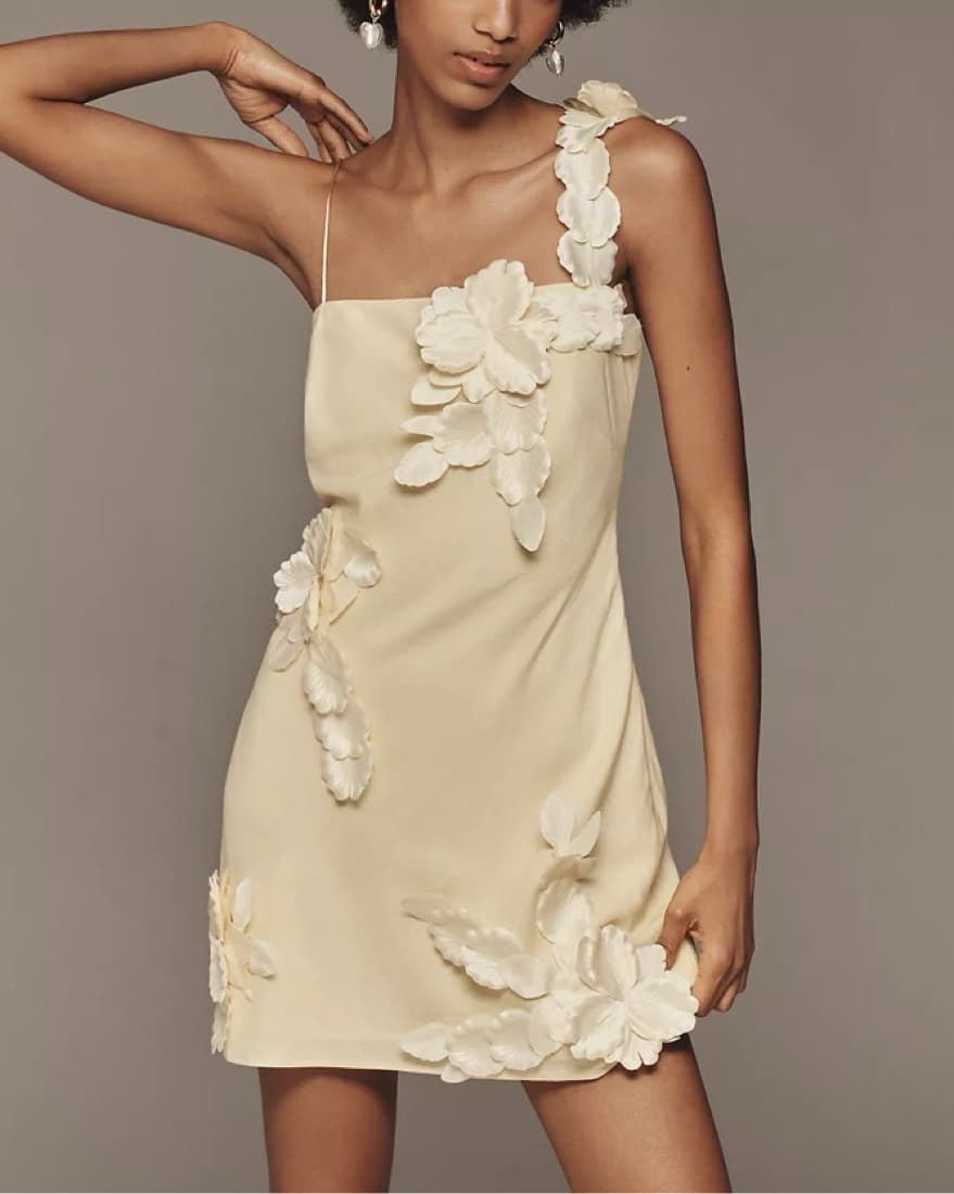 Anthropologie Hutch Yellow Dress - Image 3