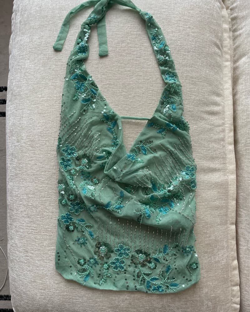 Sequin Halter Top  - Image 3