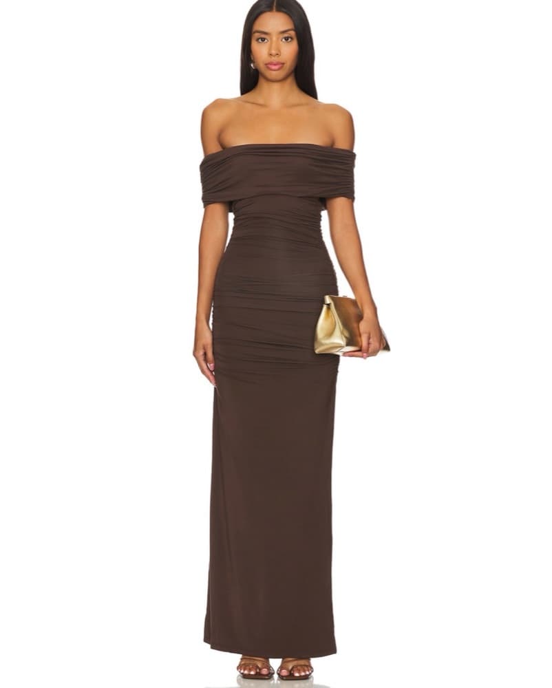 Revolve Espresso Gown - Image 1