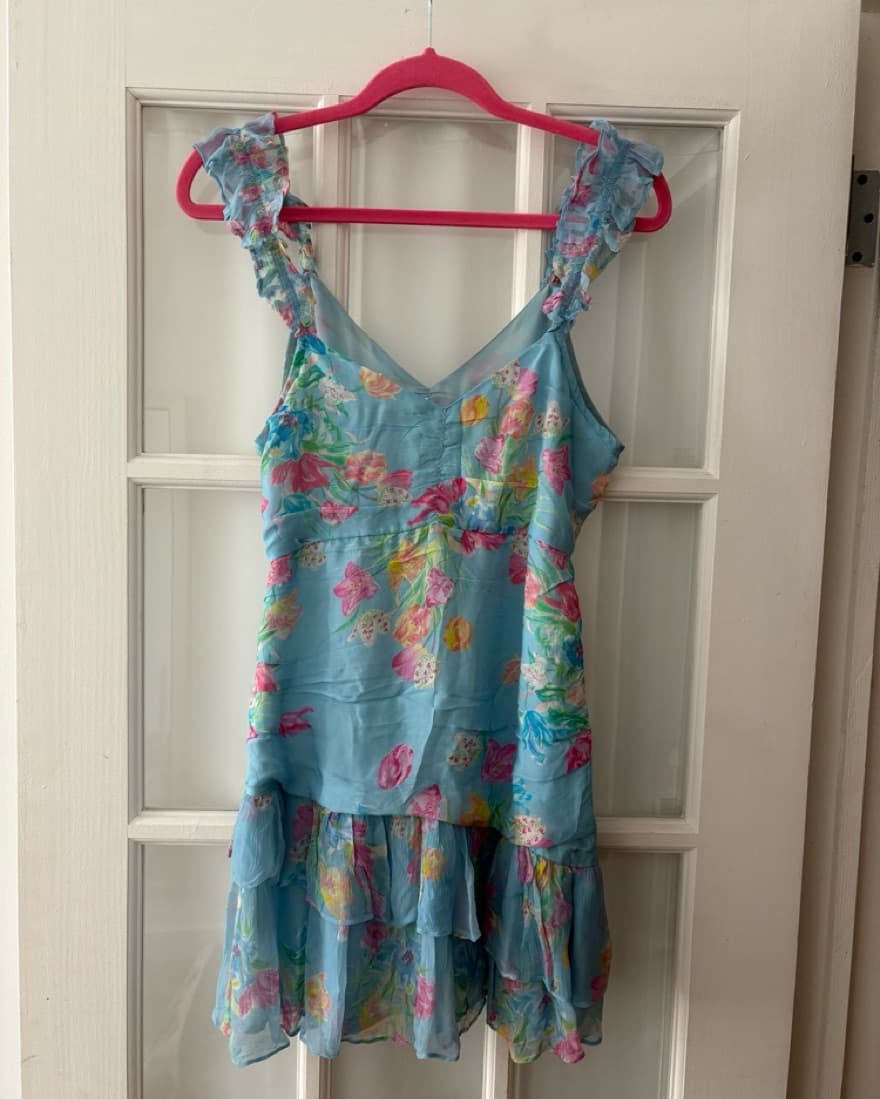 LoveShackFancy Floral Mini Dress  - Image 2