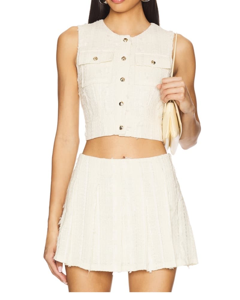 White Tweed Set - Image 2