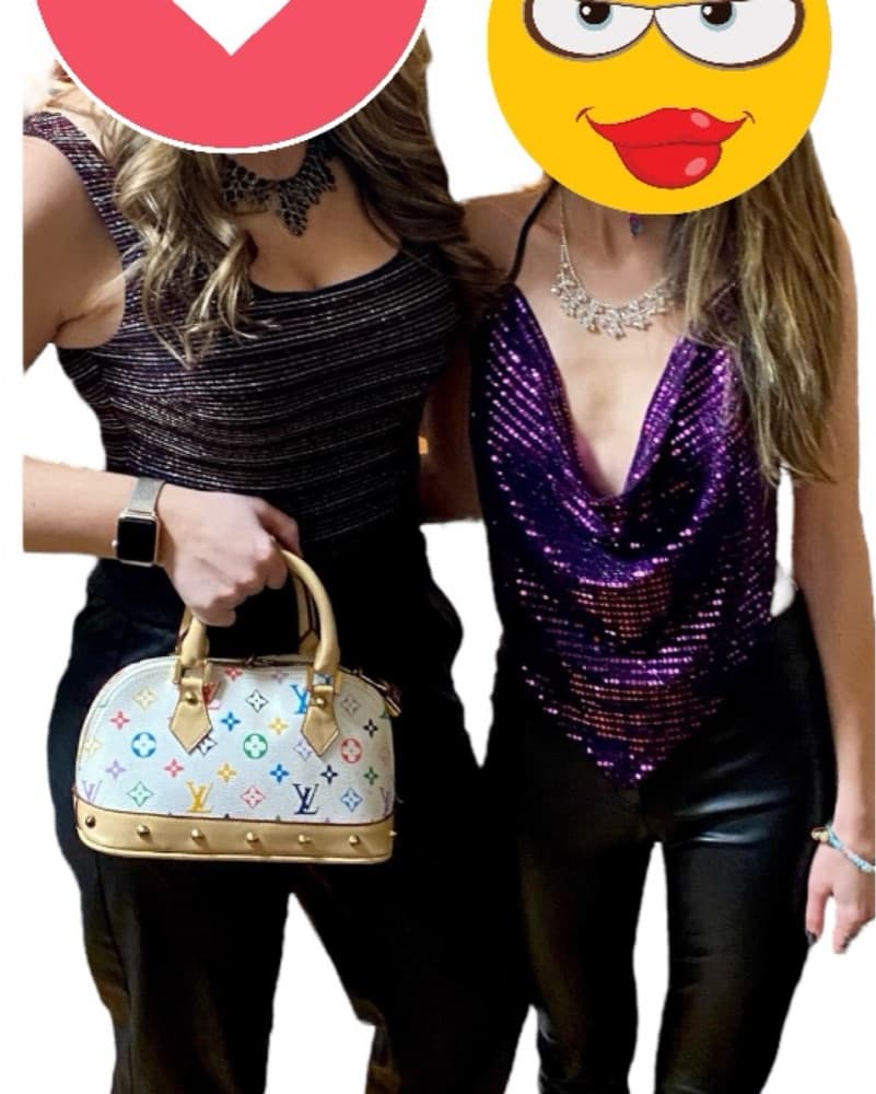 All in Favor Metalic Multicolor Bodysuit - Image 2