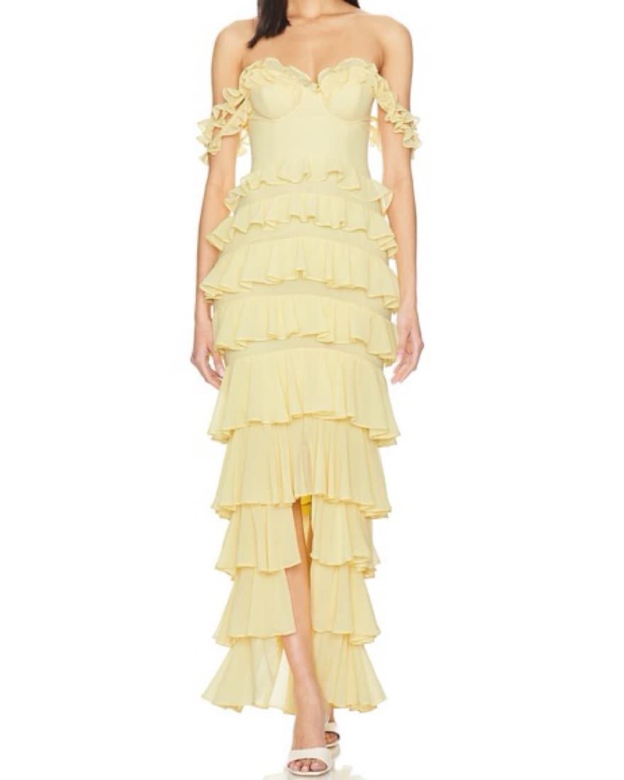 MAJORELLE Yellow Gown - Image 1
