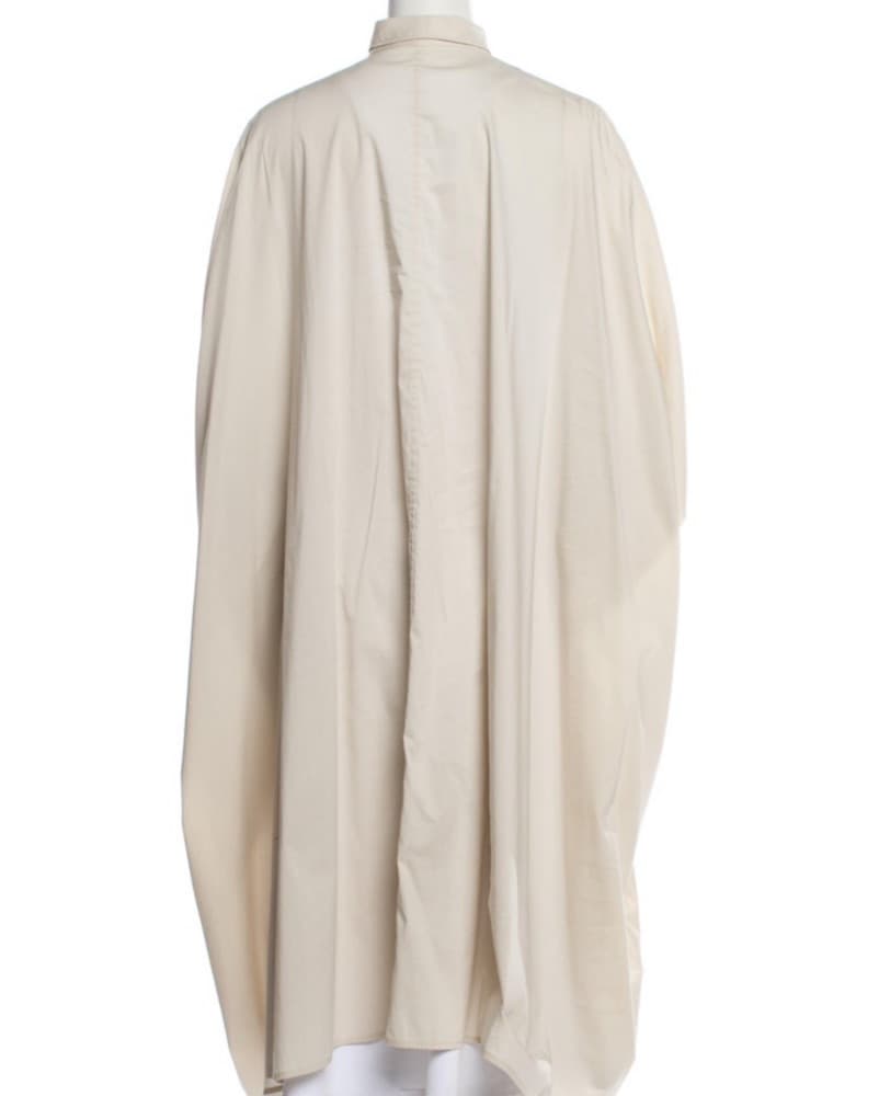 THE ROW Cotton Cape Shirt Dress - Image 2