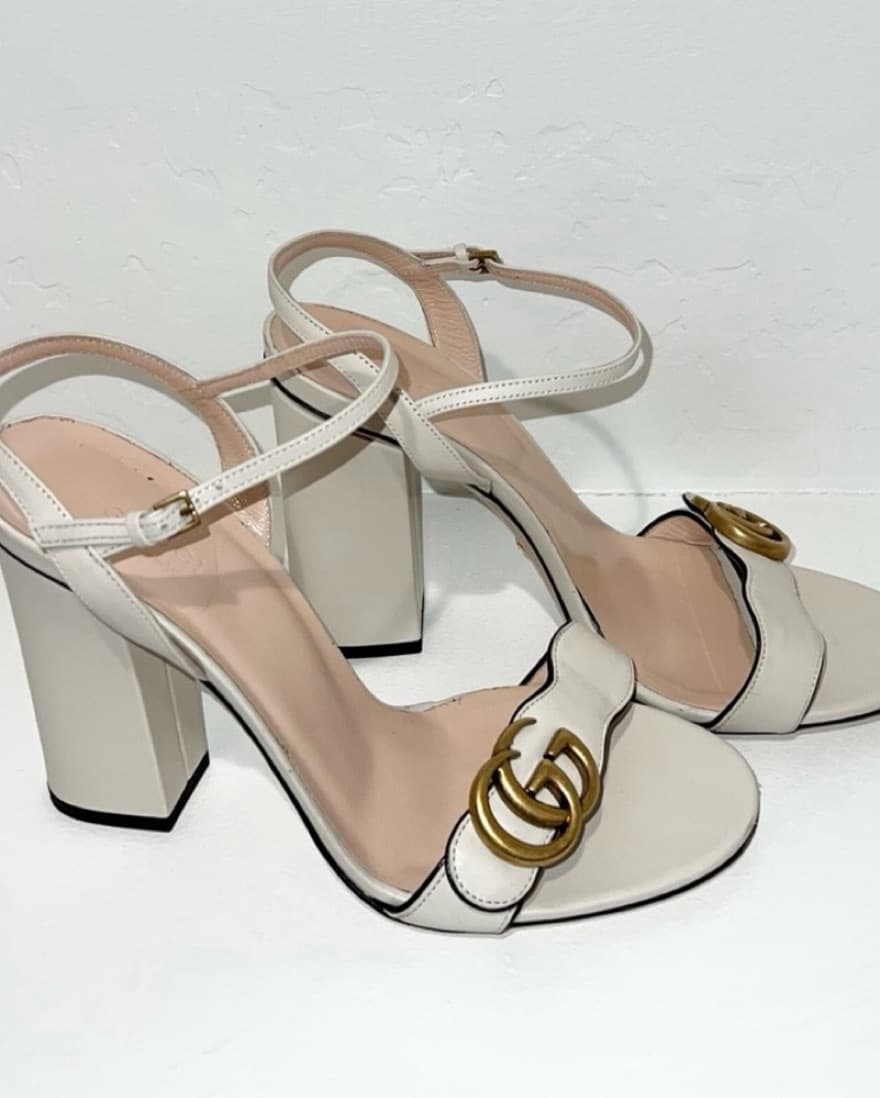 Gucci Marmont Block Heels - Image 2