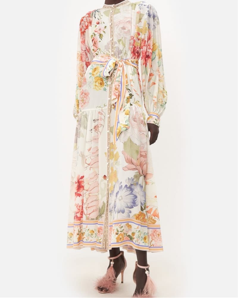 CAMILLA Button Maxi Dress - Image 4