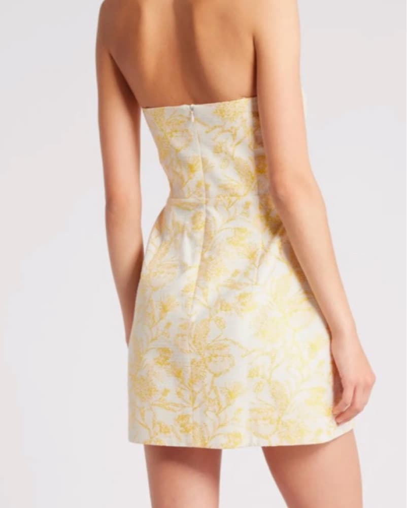 Strapless Puzzle Mini Dress - Image 2