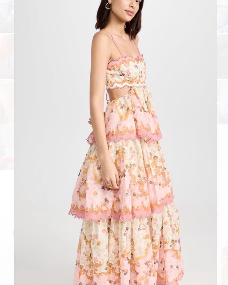 Zimmermann Laurel Tiered Floral Dress - Image 3