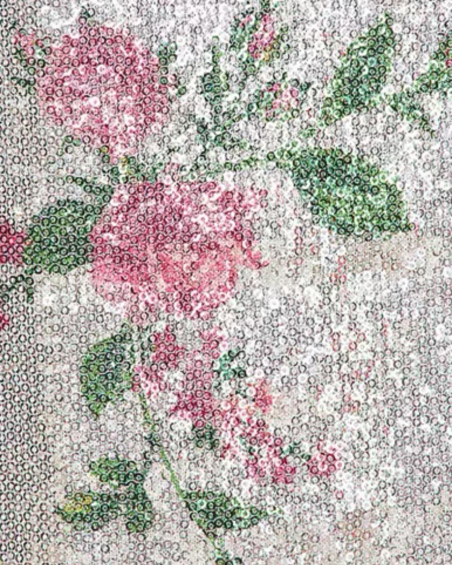 Floral Sequin Maxi Dress - Image 3