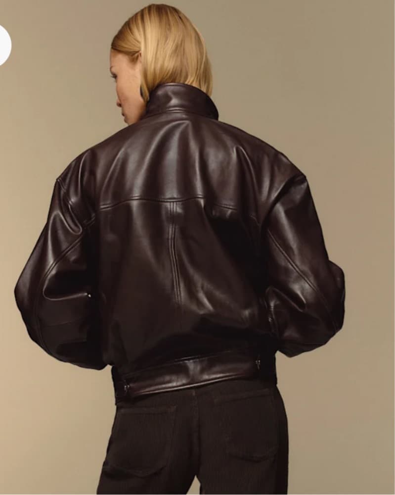 Reformafion Veda Harrison Leather Bomber - Image 3