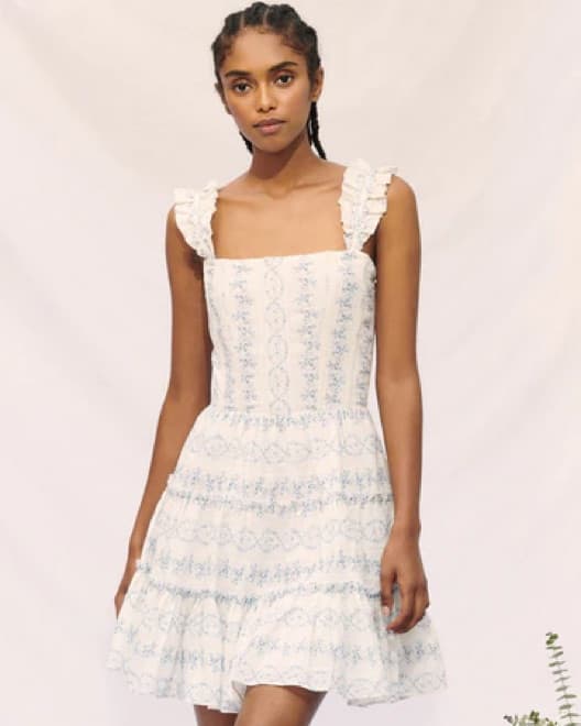 Saylor jaime dress in Parisian Blue - Image 1