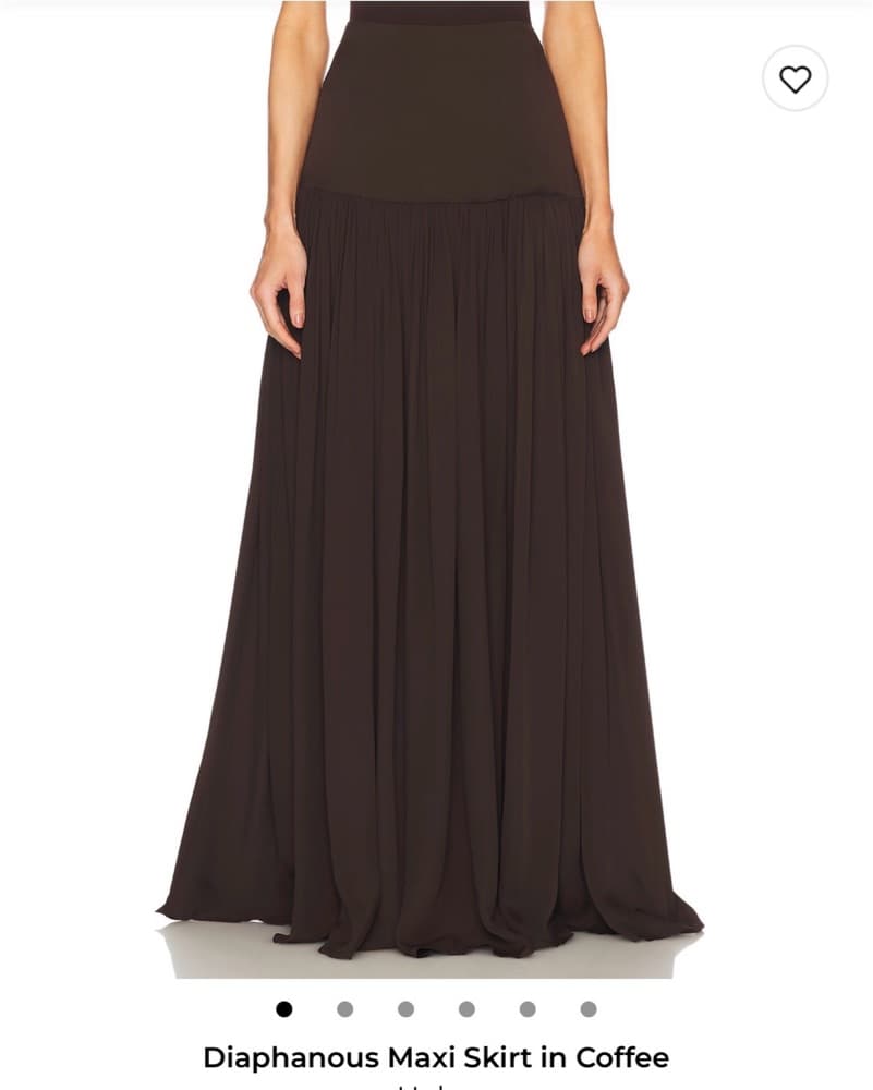 Helsa Diaphanous Maxi Skirt - Image 1