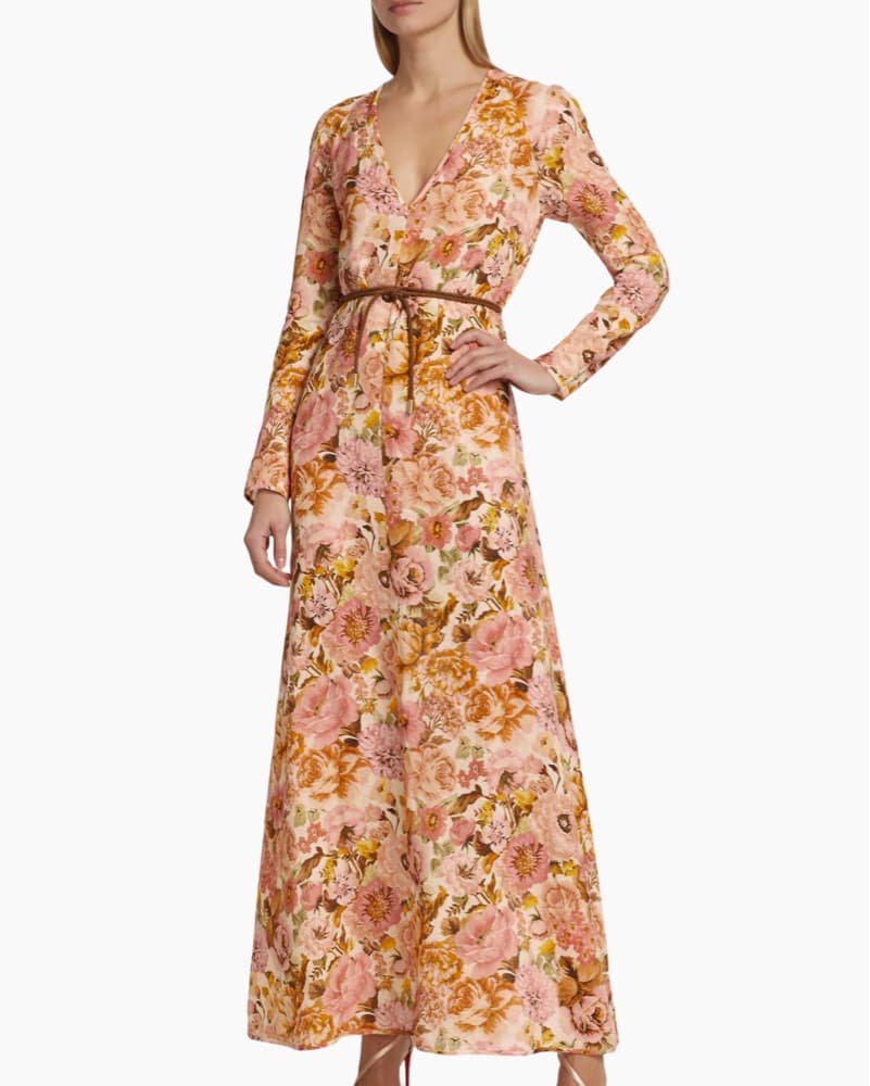 Zimmermann Golden Plunge Maxi Dress - Image 3