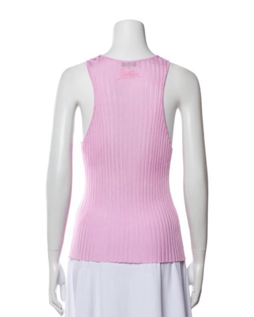 Emilio Pucci Silk Ribbed Knit Tank - Image 3