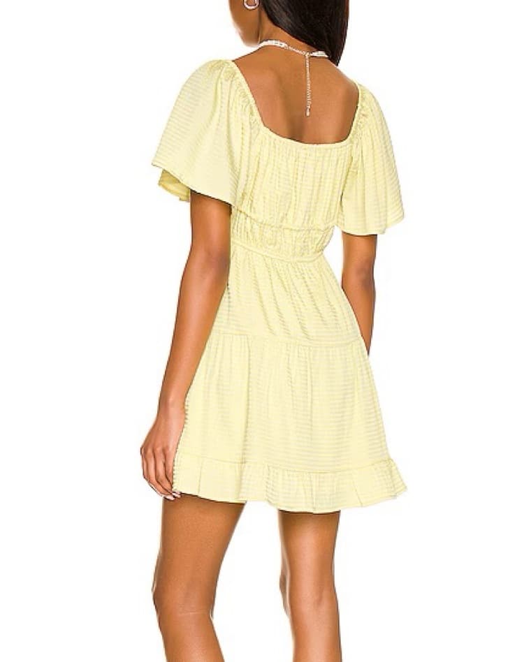 Line & Dot Mini Dress - Image 3