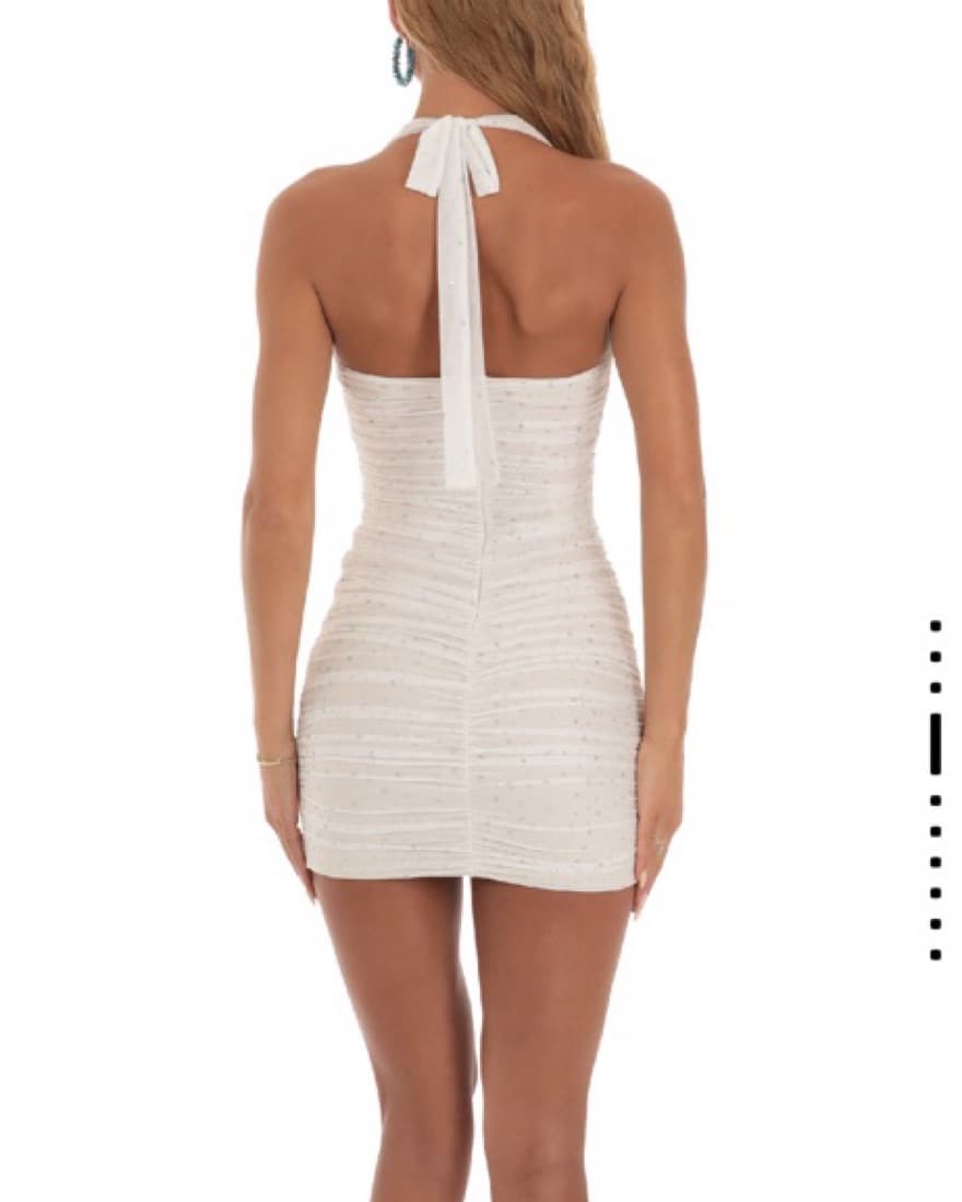 Lucy in the Sky Rhinestone Bodycon Dress - Image 3