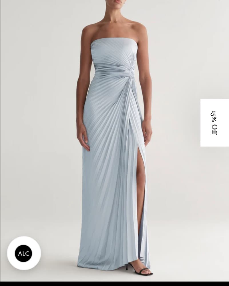 ALC Strapless Dress - Image 2