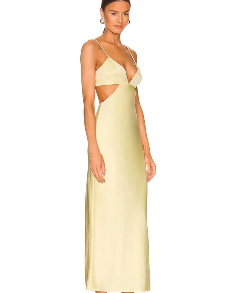 Jacy Dress In Butter  - Image 2