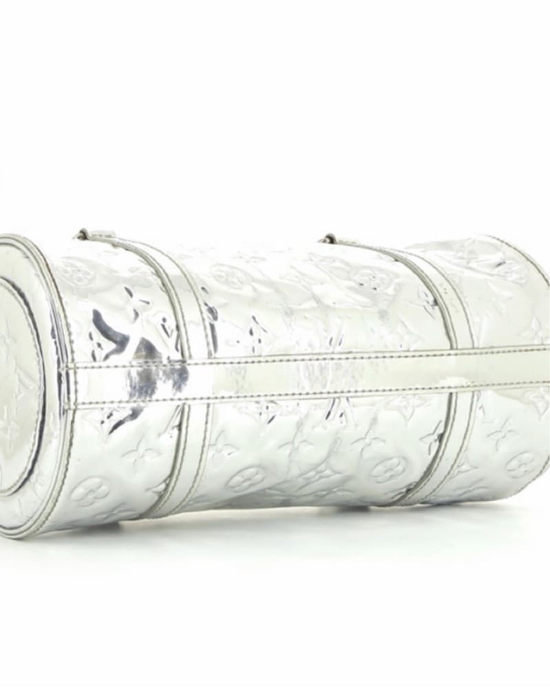 Louis Vuitton Limited Edition Monogram Papillon Miroir Handbag | Silver - Image 3
