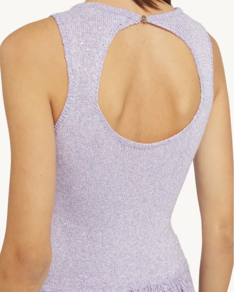 Asta Resort Lavender Sequin Fringe Set - Image 6