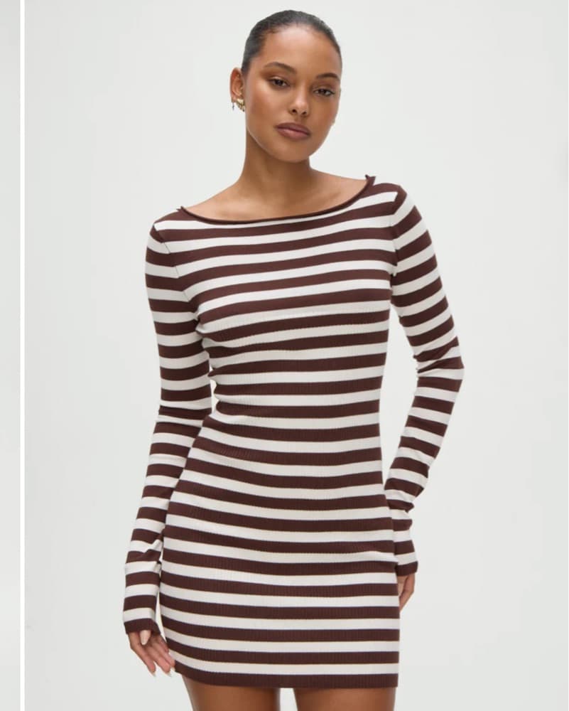 Frankie’s Bikinis Luca Knit Mini Dress - Image 2