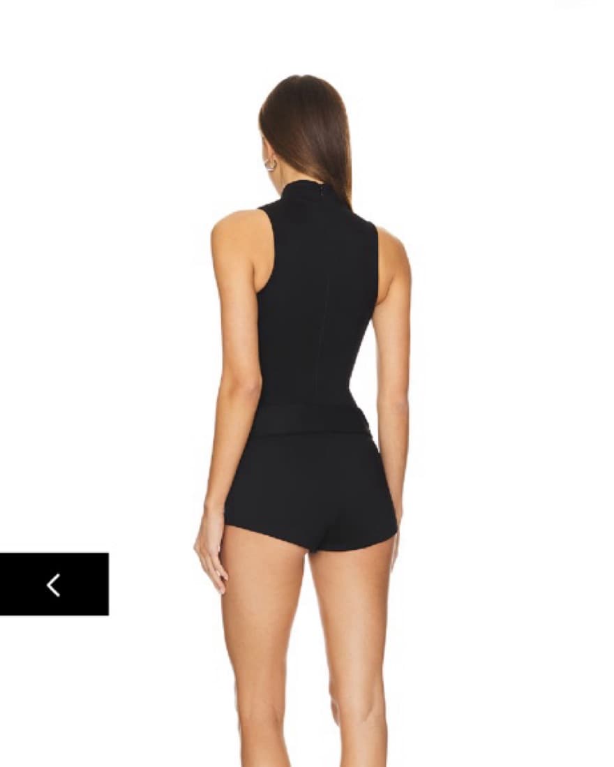 Superdown Black Romper - Image 3