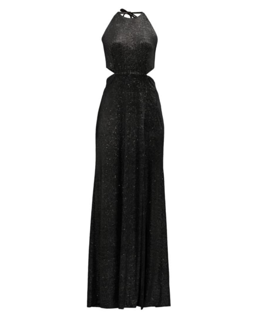 PatBo Halterneck Velvet Gown - Image 3