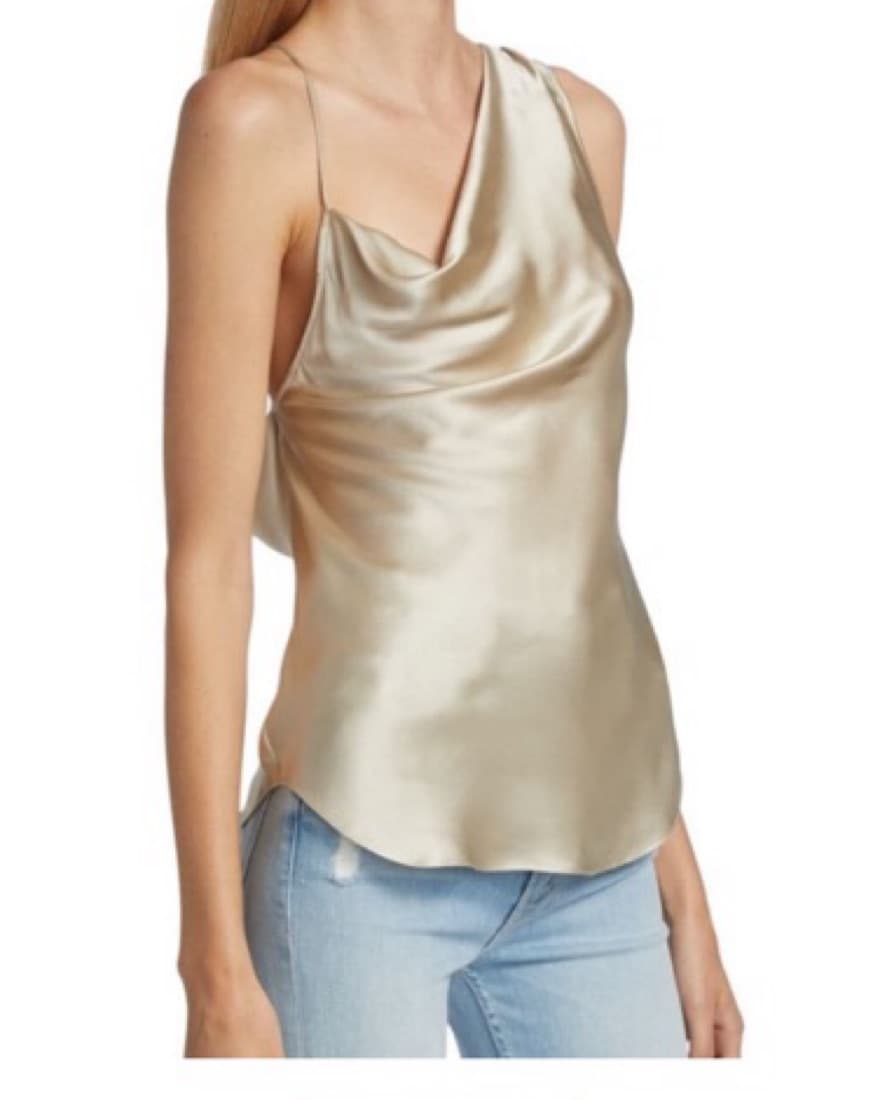 Cinq Á Sept Silk Strappy Top - Image 1