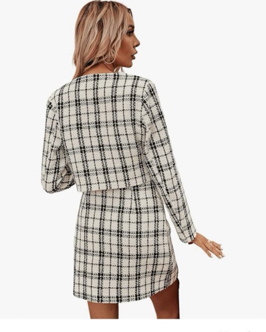 Tweed Skirt Set - Image 3