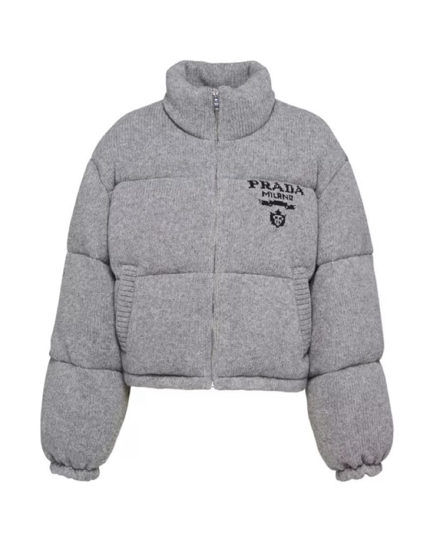 Prada Milano Wool Puffer Jacket - Image 4