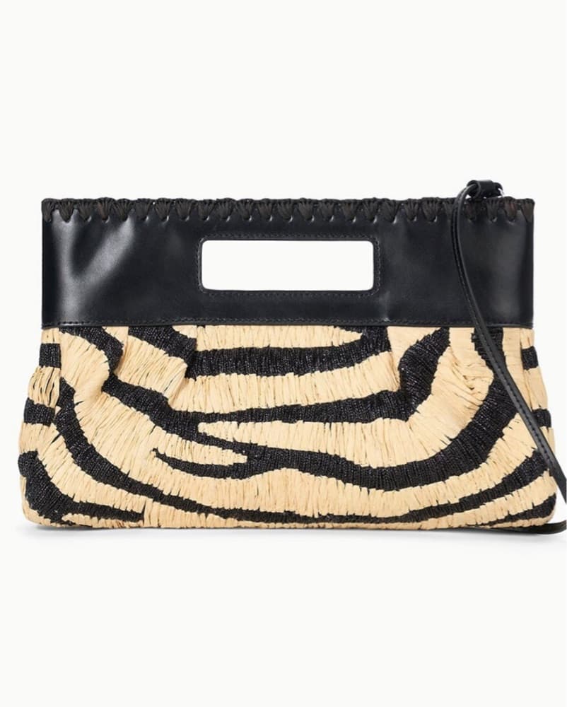Staud Zebra Print Clutch - Image 5