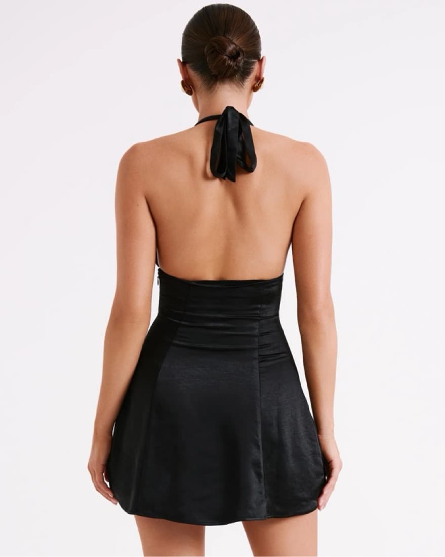 Satin Mini Dress - Image 2
