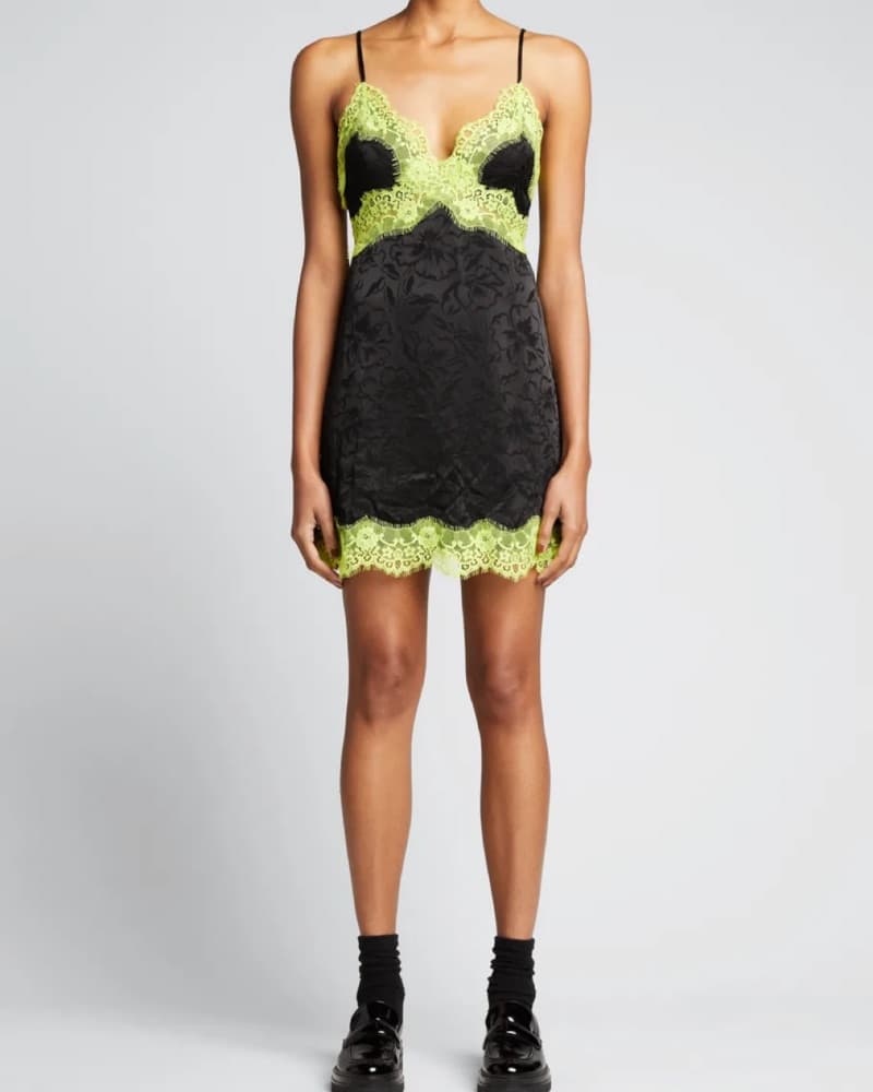 Alice & Olivia Lace Slip Dress - Image 1