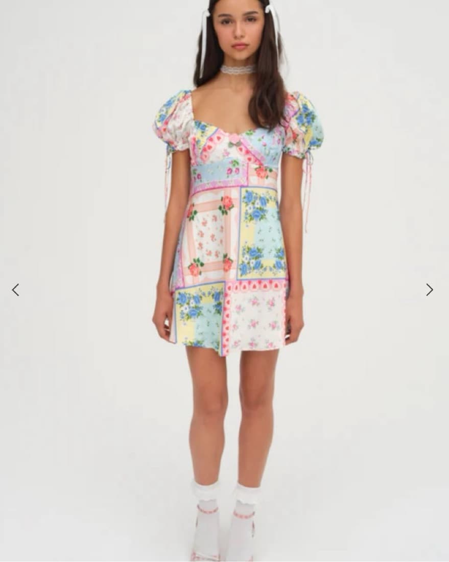Cassandra Mini Patchwork Dress - Image 1