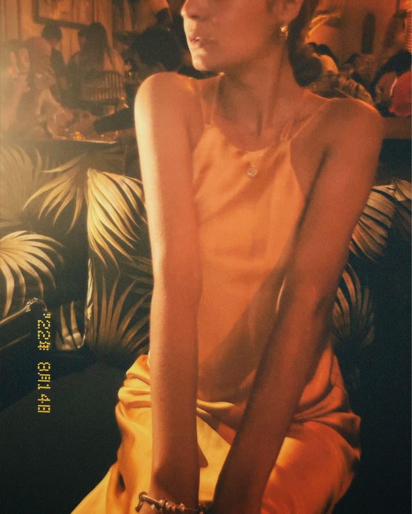 Zara Silk Maxi Dress - Image 2
